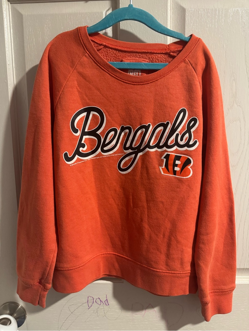 Cincinnati Bengals Kids Orange Pullover Sweatshirt
